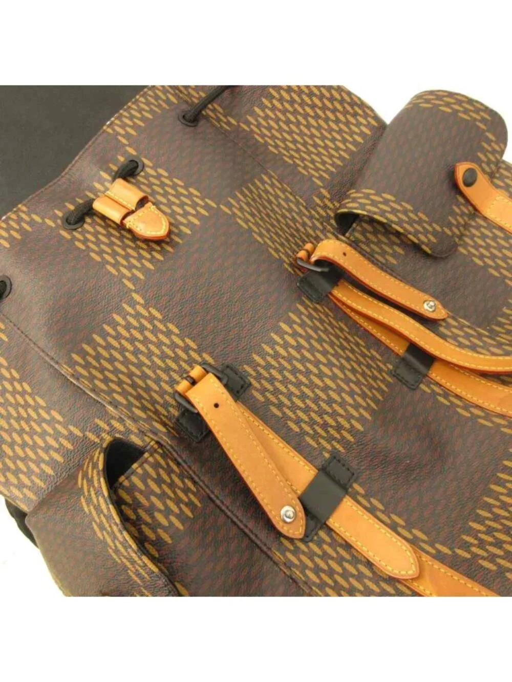 Louis Vuitton Damier Giant LV Squared Christopher MM Brown Backpack